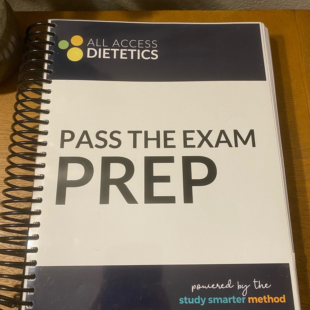 All access dietetics pass the exam prep book